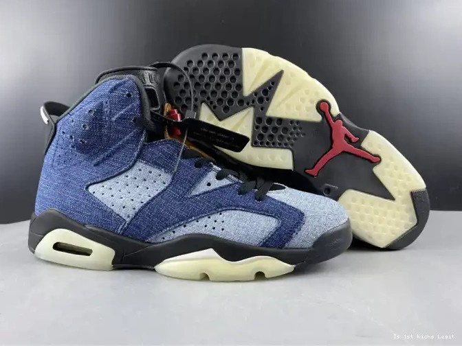 Washed Jordan Denim 6 Air CT5350-401 0523